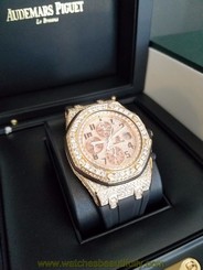 Audemars Piguet Royal Oak Offshore 18K Rose Gold with Diamonds! 120K Watch! 44MM