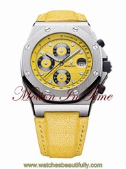 Audemars Piguet Royal Oak Offshore Yellow Themes Rare Chrono25770ST.OO.D050BU.02