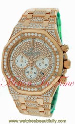 Audemars Piguet Royal Oak Chronograph Rose Gold Diamond 26322OR.ZZ.1222OR.01