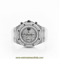 Audemars Piguet Royal Oak Offshore Chronograph in 18KWG/Dia Pave