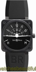 BR-01-TURN-COORDINATOR BELL & ROSS AVIATION FLIGHT BRAND NEW MENS WATCH