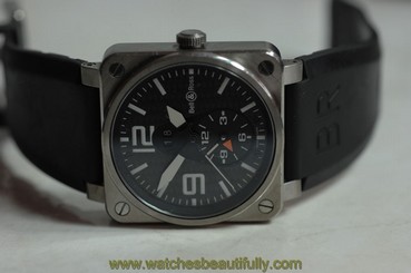 Bell & Ross BR 03-51 GMT Automatic Titanium Aviation Wrist Watch Box/Papers 845960025935