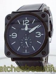 BELL & ROSS INSTRUMENT BR-S BLACK CERAMIC 39MM UNISEX