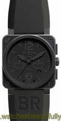BR-03-94-PHANTOM BELL & ROSS AVIATION BRAND NEW CHRONOGRAPH MENS WATCH