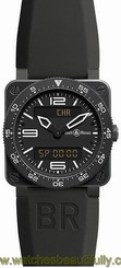 BR-03-TYPE-AVIATION-CARBON BRAND NEW BELL & ROSS BR03 TYPE QUARTZ WATCH SALE
