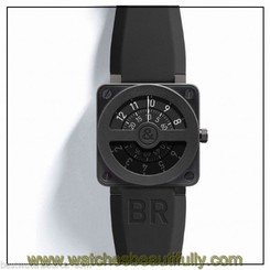 Bell & Ross BR01-92 Compass Limited 46mm Stain Black Dial B&P New Ret:$5,800.00