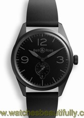 new Bell&Ross BR123-95-SC19000 Steel PVD Carbon $3200