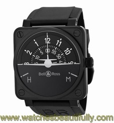 BELL AND ROSS Turn Coordinator Automatic Black Dial Men's Watch Retail $6,000