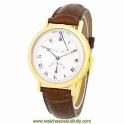 BREGUET 18K Yellow Gold 39mm Classique Retrograde Seconds 5207BA Box Warranty