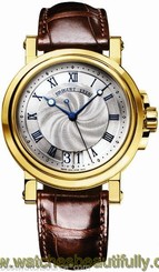 BREGUET Marine Automatic Big Date 18kt YG B&P 5817ba/12/9v8 Ret: $21,300