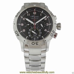 Breguet 3880st/h2/sx0 Transatlantique Type XXII Flyback 10 Hz Steel Ret: $21,600