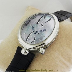 BREGUET Reine de Naples MOP Blue Dial SS AUTO B&P 8967ST/V8/986 Ret: $15,500