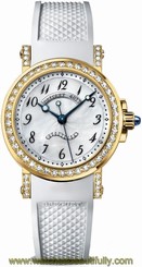 Breguet Marine Ladies 18kt Yellow Gold Diamond 8818BA/59/564 DD00 Ret: $28,400