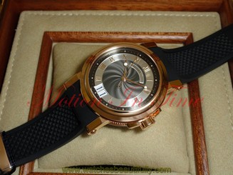 Breguet Marine Automatic Big Date 39mm Rose Gold Black Rubber Band 5817BR/Z2/5V8