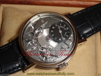 Breguet Tradition Manual Wind 37mm, Ref # 7027BB/G9/9V6 - White Gold