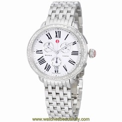 Michele Serein Silver Dial Stainless Steel Ladies Watch MWW21A000001