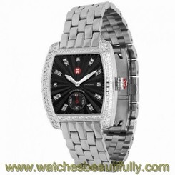 Michele Women's MW02A01A2927 Mini Urban Diamond Steel Bracelet Watch 99945103204