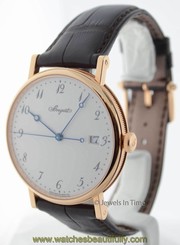 Breguet Classique Automatic 5177 18K Rose Gold Mens Watch Box/Papers