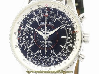 Polished BREITLING Navitimer Montbrillant Datora Automatic Watch A21330 BF080924 717449305152