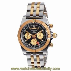 Breitling Chronomat GMT Men's 18 kt. Rose Gold Swiss Chronometre Certified Watch