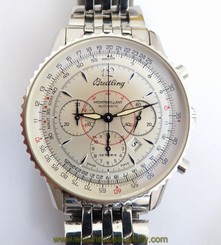 Breitling Navitimer Montbrilliant Chronograph Steel Watch A41030 Box & Papers.