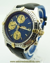 BREITLING CHRONOMAT B13050.1 SS & 18K GOLD MENS WATCH