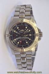 W141-Breitling SuperOcean Steelfish Men Automatic Chronometer Watch A17390-HEAVY