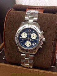Breitling Colt Chronograph A53050 Blue Dial 38mm - Box & Paperwork - Serviced!