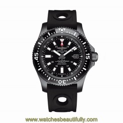  New Breitling Superocean 44 Special Ocean Pilot Blacksteel Watch M1739313/BE92
