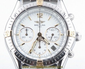 Breitling Men's Stainless Steel & 18k YG Cockpit Automatic Chronograph Watch