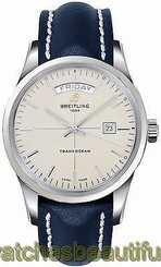 Breitling Transocean Day Date Automatic Silver Men's Watch A4531012/G751