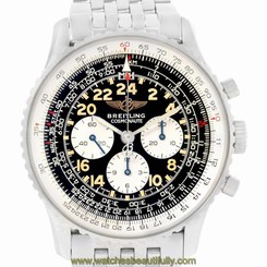 Breitling Navitimer Cosmonaute Black Dial Chronograph Watch A12022