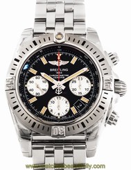 NEW Breitling Chronomat 41 Airborne Auto Black Dial Bracelet Watch AB01442J/BD26