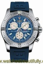Breitling Colt Quartz 44mm Steel/Rubber Men's Watch A7338811/C905-158S