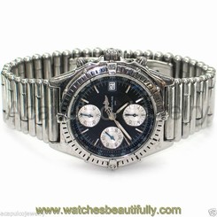 BREITLING CHRONOGRAPHE A13050.1 Men's Stainless Steel Watch PRE-OWNED