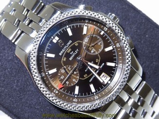 Breitling Bentley Mark VI P26362 Platinum Bezel & Steel Automatic Men's Watch