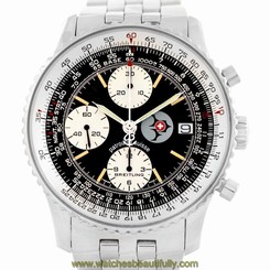 Breitling Navitimer II Automatic Steel Black Dial Mens Watch A13022