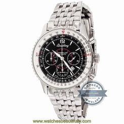 Breitling Montbrilliant Chrono A4133012/B408 Auto Steel Mens Bracelet Watch Date
