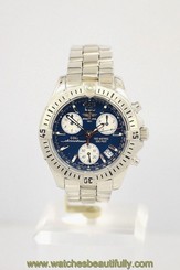  Breitling Colt ChronoOcean Blue Dial A53350 Quartz Wrist Watch