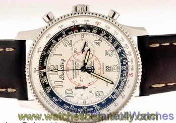 BREITLING MONTBRILLIANT NAVITIMER SPECIAL EDITION MENS AUTOMATIC WATCH W/PAPER