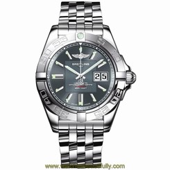 BREITLING MEN'S STEEL BRACELET & CASE AUTOMATIC WATCH A3239011-G778