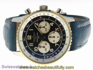 BREITLING NAVITMER MENS STAINLESS STEEL AUTOMATIC WATCH CHRONOGRAPH MODEL