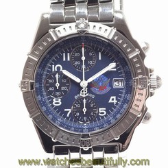 Pre-Owned BREITLING Blackbird for the Blue Impulse Ltd Ed A13353 Men's SS AT, MD