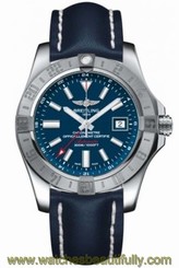 Breitling Avenger II 43mm Steel/Leather Men's Watch A3239011/C872-105X