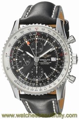 Breitling Men's A2432212/B726 Black Dial Navitimer World Watch New 845960025850
