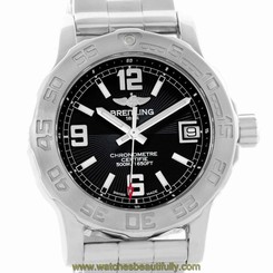 Breitling Colt 33 Black Dial Stainless Steel Ladies Watch A77380