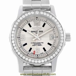 Breitling Colt 33 Stainless Steel Diamond Ladies Watch A77387