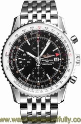 A2432212/B726-443A BREITLING NAVITIMER WORLD NEW & AUTHENTIC GMT MENS WATCH