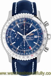 A2432212/C651-102X BREITLING NAVITIMER WORLD NEW & AUTHENTIC GMT MENS WATCH