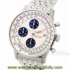 Breitling Old Navitimer Chronograph Stainless Steel Watch 41.5MM A13324 3438008